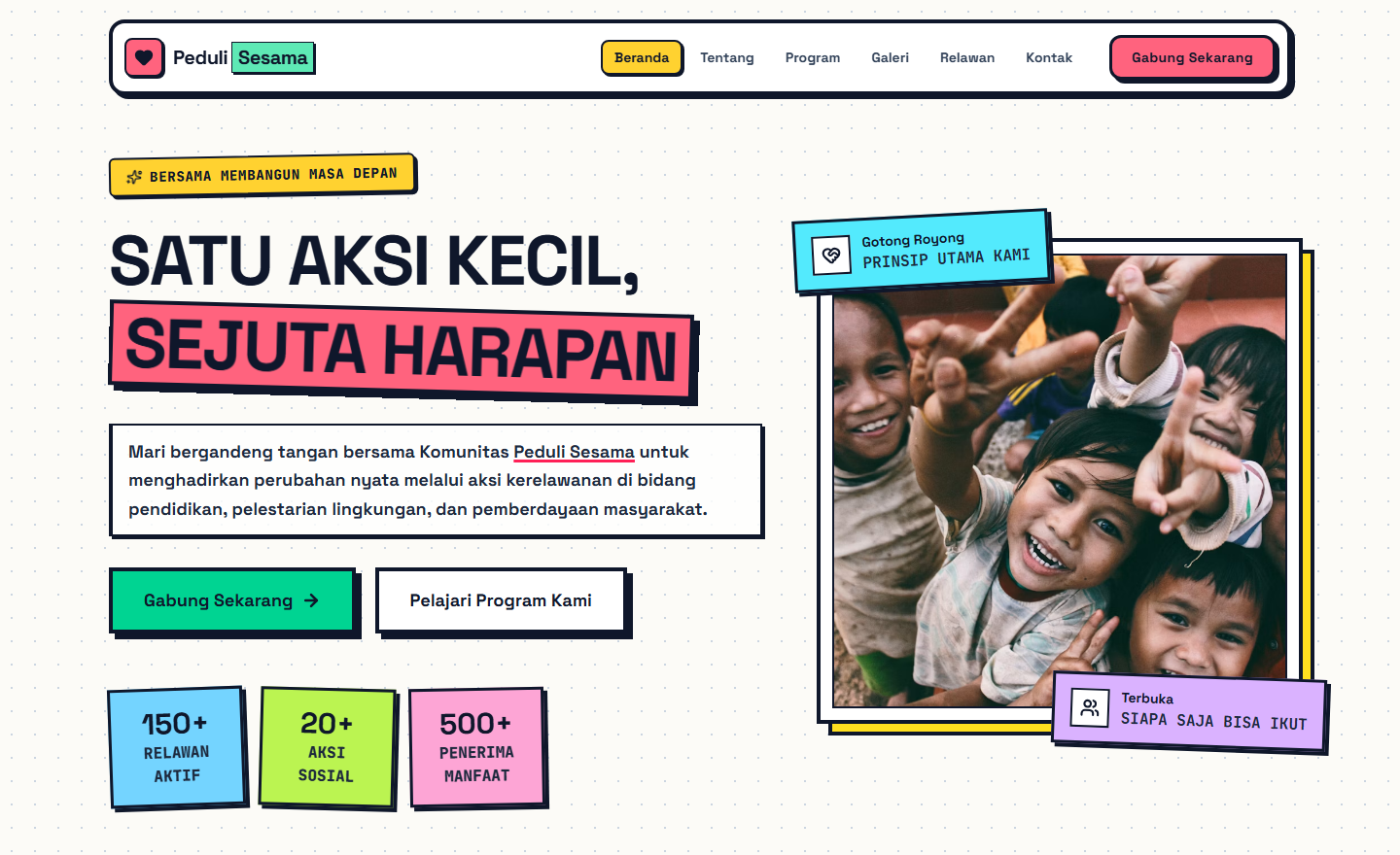 Website Peduli Sesama
