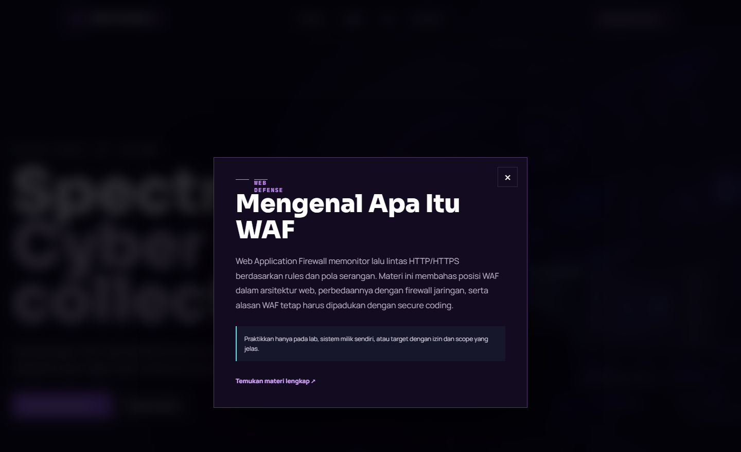Website SpectraSec